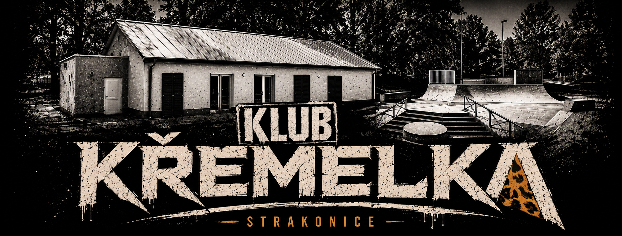 Klub Křemelka ve Strakonicích — budova klubu a logo